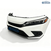 Parachoques de segunda mano original de fábrica para Honda Civic de 11ª generación con kit de parachoques con rejilla, faros LED y alerón delantero.