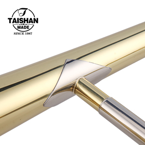 Trombón <span class=keywords><strong>Tenor</strong></span> Profesional de Latón con Estuche y Boquilla - Product Image 5
