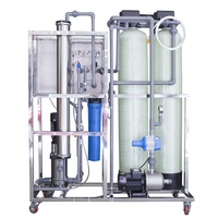 Machine de traitement de filtre à eau 250lph Ro di pour usine de traitement d'eau pure à osmose inverse de boisson