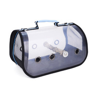 Sac à main transparent à épaule unique pour oiseaux Cage à oiseaux de voiture Pet Perroquet Sortie Sac à dos Starling Bird CageParrot Sortie Sac à dos