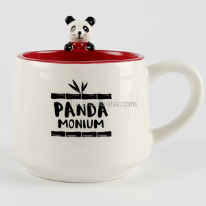 Taza personalizada 3d de animales para beber, taza de café de cerámica esmaltada/dolomita, color perro - Product Image 3