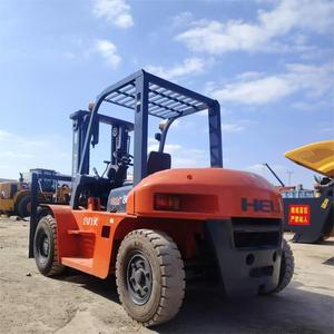 รถยกดีเซล 8 ตัน มือสอง ยี่ห้อ Heli สำหรับคลังสินค้า ฟาร์ม  รถบรรทุกเครื่องยนต์สันดาปภายใน  รถยกดีเซล 8 ตัน 2 สเตจ - Product Image 4