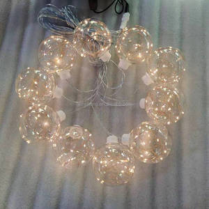 Directo de fábrica 100 cabezas 10 metros Alambre de goma impermeable macho y hembra conectado a LED vacaciones Cadena de luz decorativa - Product Image 1