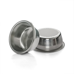 ถ้วยกรองสแตนเลส 54 มม. สำหรับเครื่องชงกาแฟ สไตล์เรียบง่ายทันสมัย สีเงิน - Product Image 1