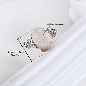 Бриллиантовое кольцо с натуральным драгоценным камнем - Product Image 4