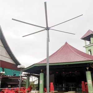 Ventilador de Pie HVLS Portátil de 5m, Tipo Impermeable para Uso en Exteriores, Ventiladores de Pie HVLS con Soporte OEM para Almacén - Product Image 4