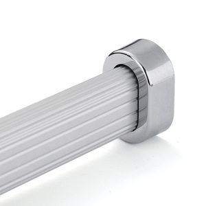 Aluminum Alloy <b>Wardrobe</b> Hanging Rod 6m Detachable Double Damper Track Wall Mount Silver Bronze Gold <b>Wardrobe</b> <b>Hardware</b> - Product Image 4