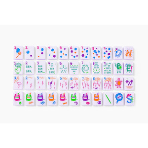Fichas de Mahjong Americanas de Acrílico, Hechas a Medida, Ecológicas, Duraderas, de Lujo y Estilo Moderno, para 4 Jugadores, para Entretenimiento en Fiestas - Product Image 5