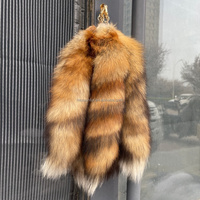 Vente en gros de queues de renard véritable, 35-40 cm, queues de renard moelleuses, fourrure animale, accessoires décoratifs, porte-clés, pendentifs