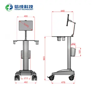 Tablet Device Trolley Medical Hospital Equipment Trolley Flatbed Mobile Car OEM/ODM Customization Is Supported