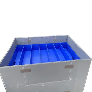 1200 x 1000 x 1000 Automotive Folding Plastic Pallet Box Bulk Container