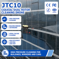 Nouveau drone de nettoyage haute pression Joyance UAV 8000W avec contrôle de pulvérisation ciblé pour structures de ponts et infrastructures urbaines extérieures intelligentes