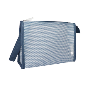 Transparent Fashion Style Swim Travel Wholesale <b>Water</b> Resistant PVC Coated Mesh Shower Bag Zipper Custom Logo for <b>Pouch</b> - Product Image 3