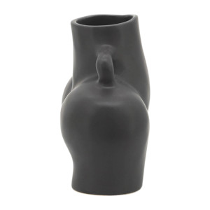 Vaso in ceramica a forma di mezzo corpo astratto, moderno, in gres, per decorazioni da soggiorno, vaso chic per composizioni floreali - Product Image 4