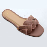 Nouvelles sandales plates pour femmes, style été, personnalisables, antidérapantes, semelles souples, confortables, durables et légères