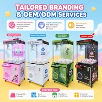 MAKER Factory Machine à griffes d'arcade pliable, à monnayeur, faible coût de livraison, armoire de jeu de griffes pour jouets, Maquina De Peluches Arcade