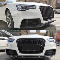 Kit de Carrocería para Parachoques Delantero de Automóvil 12-16 A5 S5 B8.5, Estilo RS5, Parachoques con Rejilla para Audi A5 S5 B8.5 2012 2013 2014 2015 2016