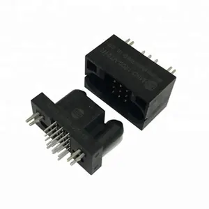 Corriente nominal 2.5A 12 Pin paso: 2,54mm Vertical señal hoja tipo de conectores para PCB