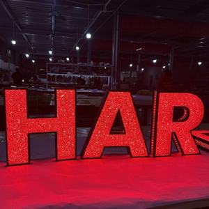 ป้ายไฟโฆษณา LED ประกายระยิบระยับสั่งทำสำหรับงานแต่งงานวันเกิดงานเลี้ยงงานเลี้ยงห้างสรรพสินค้า - Product Image 4