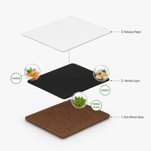 Parche Herbal para Venas de la Pantorrilla, Mezcla Botánica Hipoalergénica, Cuidado de Piernas <span class=keywords><strong>con</strong></span> Adhesivo para Alivio de Várices, Para Todo Tipo de Piel, Uso Diario - Product Image 3
