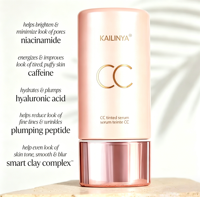 Sérum correcteur CC longue tenue imperméable au teint naturel ; Correcteur de teint changeant de couleur le plus vendu