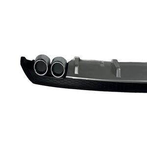 Modificato paraurti posteriore diffusore tubi di scarico per <span class=keywords><strong>Volkswagen</strong></span> <span class=keywords><strong>Polo</strong></span> 6R 2014 <span class=keywords><strong>2015</strong></span> 2016 2017 2018 Tuning accessorio Body Kit ABS - Product Image 4