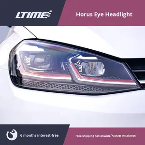 Phares LED pour <span class=keywords><strong>Golf</strong></span> <span class=keywords><strong>7</strong></span>.5/8, modèle 18-20, avec effet de lumière dynamique, design Horus, état neuf, couleur 6000K, pour salon - Product Image 4