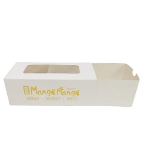 Caja para Llevar Postres de Rollo <span class=keywords><strong>Suizo</strong></span> con Estampado Personalizado, Laminación Mate y Relieve, Empaque de Cartón para Pastel Enrollado - Product Image 4