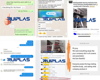 RUIPLAS | Machine d'impression flexographique à sac en film PP/PE non tissé à 2 couleurs Pile de rouleaux Papier plastique Imprimante à sachets flexo