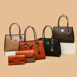 Sac à main pour femme très vendu, grande capacité, sac à main élégant pour maman, ensemble de trois pièces de sac à main pour femmes, sacs à main - Product Image 6