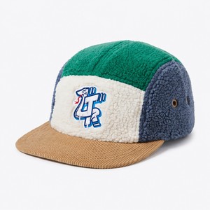 Casquette Snapback à 5 Panneaux à Bord Plat avec Badge en Vinyle 3D Personnalisé, Color Blocking, Faux Shearling, Chapeau d'Hiver à la Mode pour Adultes Unisexe - Product Image 1