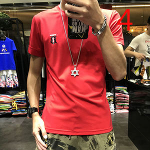 Summer 8630 T-shirt à manches courtes pour hommes <span class=keywords><strong>2022</strong></span> Nouvelle version coréenne de la <span class=keywords><strong>tendance</strong></span> <span class=keywords><strong>Chemise</strong></span> à manches courtes - Product Image 4