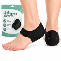 Protections de talon en gel pour fasciite plantaire, épine calcanéenne et tendinite d'Achille, coussinets pour talons fendillés et douleurs au talon