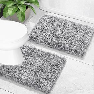 Tapis de sol de douche personnalisé, tapis de salle de bain antidérapant en microfibre absorbante, tapis de bain en chenille pour hammam - Product Image 1