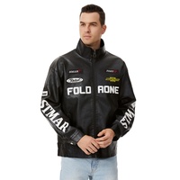 Veste en cuir ample et oversize pour homme, style streetwear, épaules tombantes, hip-hop