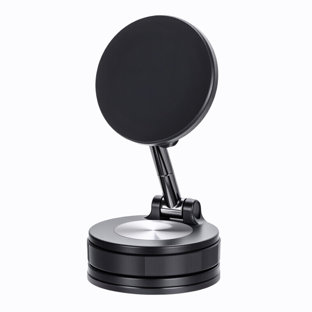 High Quality Foldable Vacuum Suction Phone Holder 360 Degree Adjustable Magnetic Mobile Stand for Car Desk Gym Mirror Wall