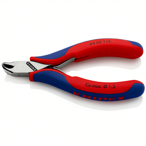 Alicates electrónicos Knipex con filo de corte frontal Cu Max 1,3 mm fabricados en Alemania - Product Image 1