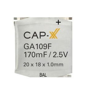 คาป-เอ็กซ์เอ็กซ์ Ga109f 170mF 2.5V 20x18x1.0 มม. ซุปเปอร์คาปาซิเตอร์แบบสองชั้น - Product Image 1