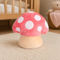 Peluche personnalisée en forme de plante, légume à pois rouges, jouet en peluche doux, animal en coton rembourré, 11-30 cm, décoration esthétique de chambre, cadeau d'anniversaire