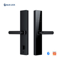 Serrure de porte intelligente biométrique universelle Bluelock avec application Tuya TTLock, serrures numériques WiFi pour portes en bois/acier/aluminium