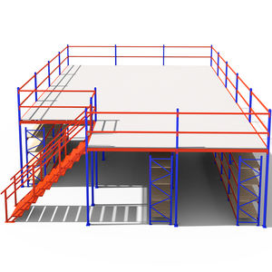 Estanterías Metálicas Industriales Personalizables, Estanterías Apilables de Acero, Estanterías de Entrepiso para Fábrica, Estanterías de Entrepiso para Almacén - Product Image 6