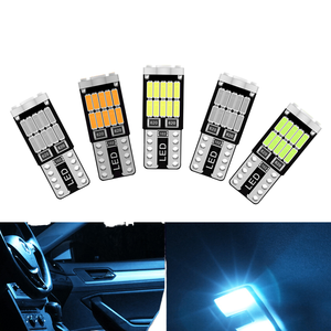 HOLY Canbus 168 194 T10 26SMD 4014 12V 18W Blanc/Ambre/Rouge LED Ampoules pour la position de stationnement de voiture et les lumières de dôme intérieures - Product Image 1