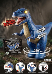 Dinosauri Giocattolo RC Intelligenti Gonfiabili Ricaricabili con Suoni e Movimento Realistici, Telecomandati, Vendita all'Ingrosso EPT - Product Image 5