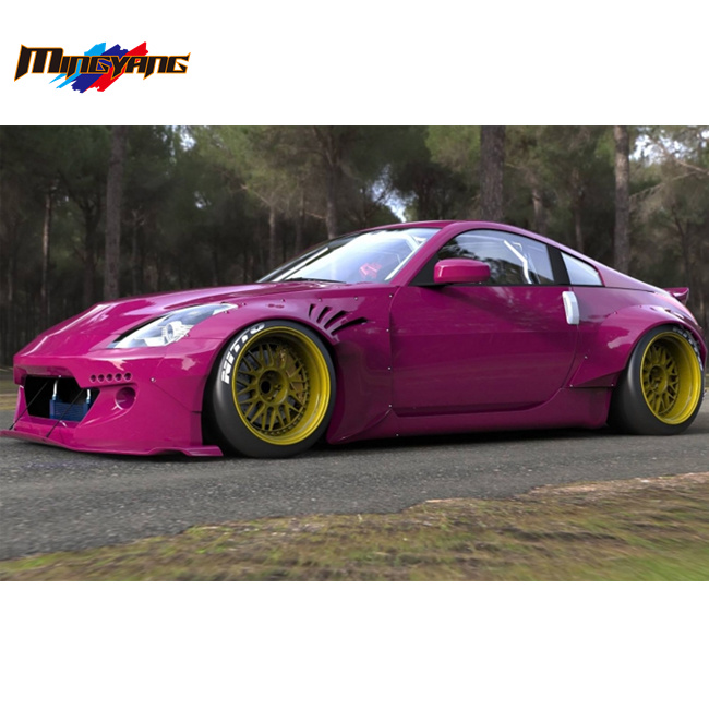 ロケットバニーボディ 高品質ロケットバニー FRP製ワイドボディキット 日産 350Z Z33用 2003