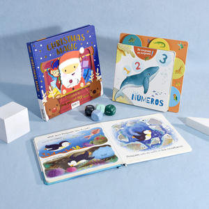 <span class=keywords><strong>Livre</strong></span> pour bébé personnalisé sur le thème de Noël, livres cartonnés 3D à effet <span class=keywords><strong>pop</strong></span>-<span class=keywords><strong>up</strong></span>, conception de scènes, impression de livres interactifs pour enfants OEM - Product Image 2