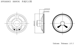 Loa Đa Phương Tiện Loa Di Động Chống Nước 2 Inch 50Mm 57Mm 8 Ohm 0.5W <span class=keywords><strong>1W</strong></span> Loa Hình Nón Mylar Nhà Máy - Product Image 6
