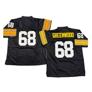 Maglia da rugby da uomo in stile vintage cucita Joey Porter Jack Lambert Jack Ham Dermontti Dawson Antonio Brown S-3XL Spedizione veloce - Product Image 2