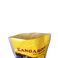 Sacs d'emballage de riz 20kg 25kg 50kg sacs en plastique BOPP sac tissé en polypropylène pour la farine maïs maïs grain riz graines fourragères