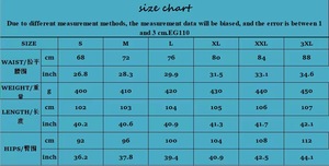 Prezzo di fabbrica taglia grande USA <span class=keywords><strong>Jeans</strong></span> europei vestito mezza carrozzeria da <span class=keywords><strong>donna</strong></span> - Product Image 3