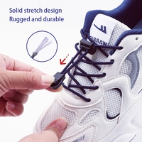 Nouvelles baskets élastiques pour adultes et enfants lacets élastiques en polyester accessoires de chaussures sans attaches pour le tennis